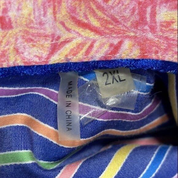 Bugatchi Multicolor Striped Button Down Shirt - Picture 3 of 6